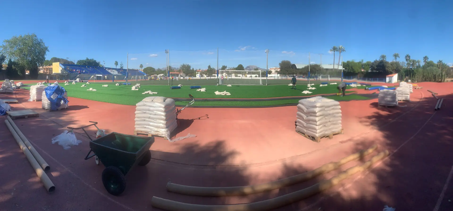 Instalación césped artificial deportivo